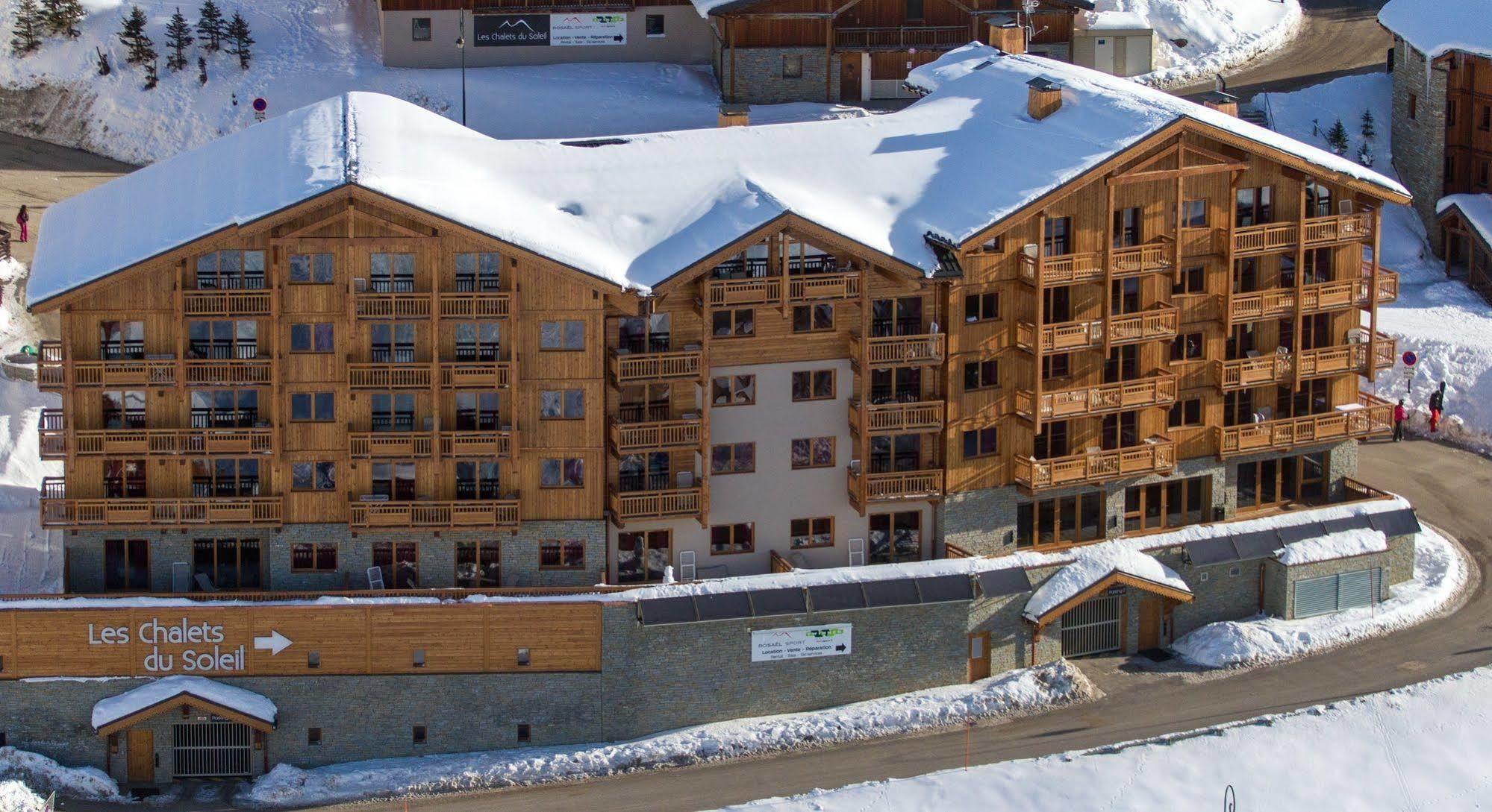 Cgh Residences & Spas Les Chalets Du Soleil Authentiques Saint-Martin-de-Belleville Exterior photo